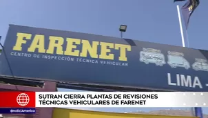 Sutran inspeccionó sedes de Farenet. Foto: América Noticias