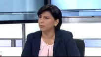 Sylvia Cáceres, ministra de Trabajo y Promoción del Empleo.