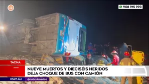 Accidente de tránsito en Tacna. Foto y video: América Noticias