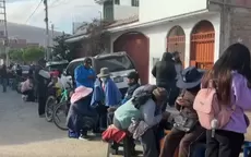 Tacna: Forman largas colas para conseguir gas doméstico - Noticias de tacna