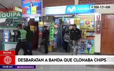 Tacna: Decomisan más de 370 chips clonados de teléfonos - Noticias de martha-chavez