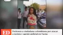 Según el chofer, la joven tomó el servicio de taxi pero durante el trayecto lo atacó. No solo eso,  provocó daños a la unidad