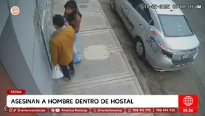 Asesinan a hombre dentro de hostal en Tacna. Foto y video: América Noticias