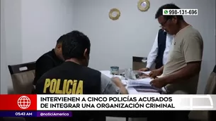 Policías implicados en organización criminal en Tacna. Foto y video: América Noticias