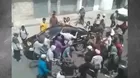 Tacna: Manifestantes agredieron con palos a taxista