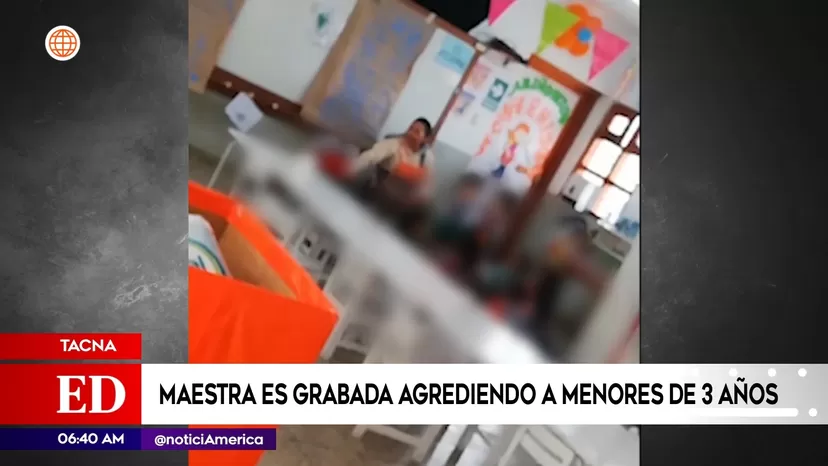 Tacna: Profesora fue grabada agrediendo a menores de 3 años