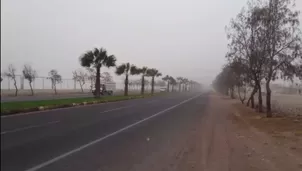 Una nube de polvo cubrió la ciudad, mientras que se produjeron cortes de la energía eléctrica. Foto: Canal N