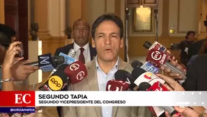 Segundo Tapia, segundo vicepresidente del Congreso. Foto: América Noticias