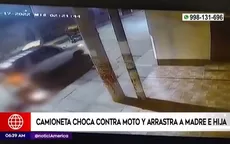 Tarapoto: Camioneta chocó contra moto y arrastró a madre e hija - Noticias de tarapoto