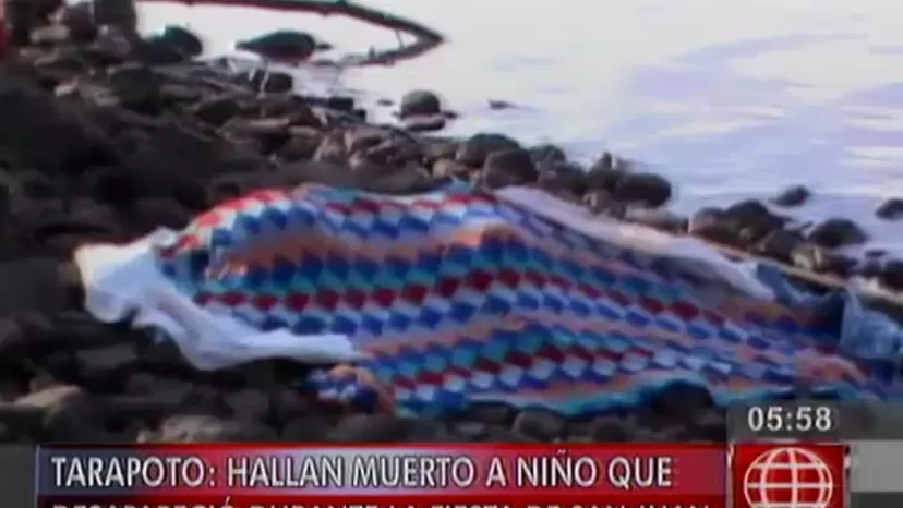 Tarapoto: Hallan muerto a niño que desapareció durante la Fiesta de San Juan 