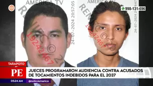 Jueces programan audiencia por tocamientos indebidos para el 2037 en Tarapoto. Foto y video: América Noticias