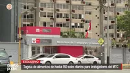 Tarjeta de alimentos de hasta 150 soles diarios para trabajadores del MTC