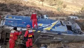 Accidente de tránsito en Tarma. Video: Canal N / Foto: Andina
