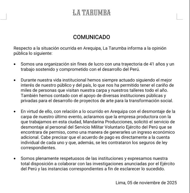 Foto: Video Canal N Foto: Video Canal N