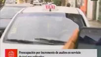 Taxis por aplicación. América Noticias