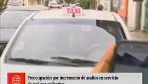 Taxis por aplicación. América Noticias