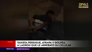 Taxista atrapó a ladrón. América Noticias  