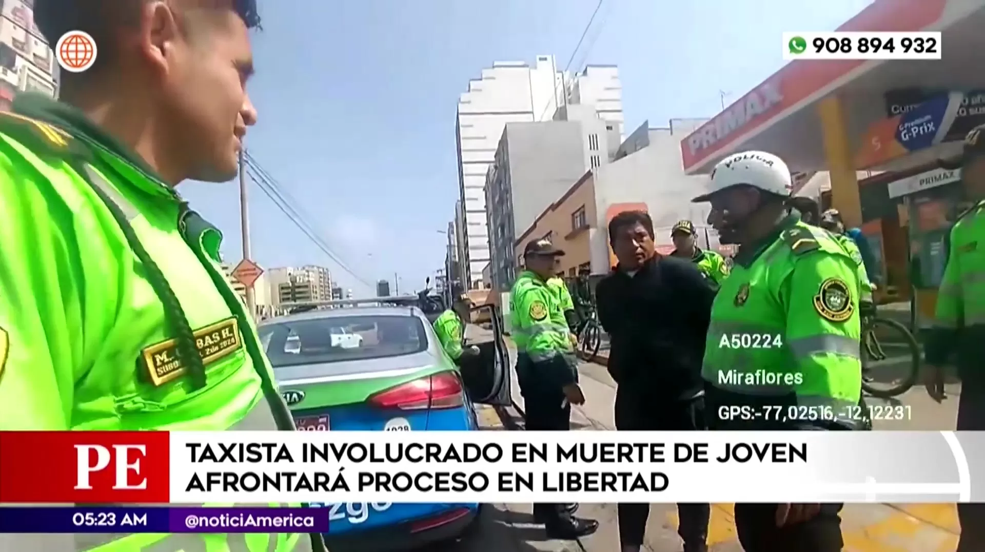 Taxista involucrado en muerte de joven afrontará proceso en libertad. Foto: América Noticias