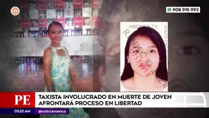 Taxista involucrado en muerte de joven afrontará proceso en libertad. Foto y video: América Noticias