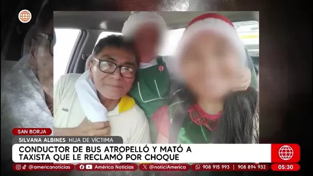 Taxista muere atropellado tras reclamar por choque en San Borja. Foto: América Noticias Taxista muere atropellado tras reclamar por choque en San Borja. Foto: América Noticias