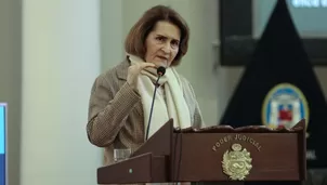 Luz Pacheco, presidenta del Tribunal Constitucional. Foto: Andina. Video: Canal N