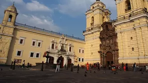 TC avala retiro del cerco de iglesia en el Centro de Lima. Foto y video: Canal N/Andina