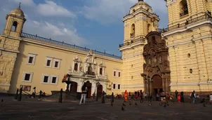 TC avala retiro del cerco de iglesia en el Centro de Lima. Foto y video: Canal N/Andina