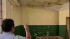 Techos de las aulas de un colegio en Chaclacayo en riesgo de colapsar por lluvias y huaicos
