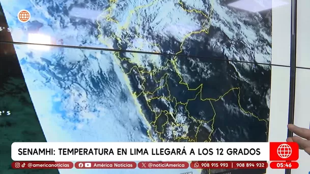 Senamhi: Temperatura en Lima llegará a los 12 grados. Foto: América Noticias