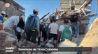 El terremoto de 7.4 sacude Colombia y deja severa destrucción