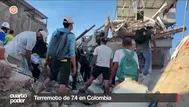 El terremoto de 7.4 sacude Colombia y deja severa destrucción