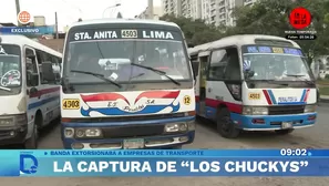 Capturan a los cabecillas de Los Chukys en Lima Este. Foto y video: América TV