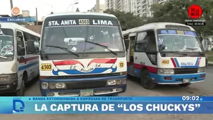 Capturan a los cabecillas de Los Chukys en Lima Este. Foto y video: América TV