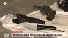 Testimonio clave del cuestionado operativo policial