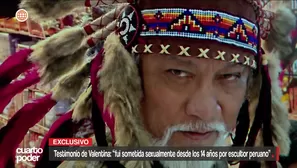 Una joven colombiana denuncia que el reconocido escultor peruano Luis Sifuentes, conocido como “Mamanka”, la hizo trasladar desde Colombia hasta Lima cuando era menor de edad. Según su testimonio, quedó embarazada cuando tenía 14 años y él 58. Video: Cuarto Poder