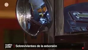 Choferes sobrevivientes a balaceras narran el horror de las extorsiones en Lima. Las familias claman por protección estatal. Video: Cuarto Poder
