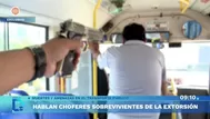 Los testimonios de transportistas que sobrevivieron a extorsión