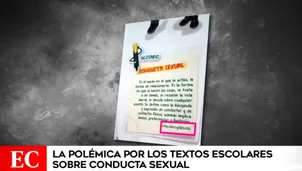 Los textos para tercer año de Secundaria generaron polémica. Foto y video: América Noticias