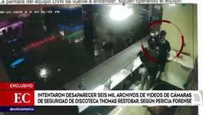 La apreciación criminalística señala que "el dispositivo DVR fue manipulado"