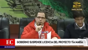 Tía María: Gobierno suspende licencia de construcción de proyecto minero. Foto y video: América Noticias