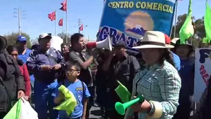 Protestas en Arequipa en contra de proyecto minero Tía María. Foto: América Noticias