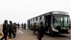 Hasta el momento no se ha determinado bloquear la zona. Foto y video: Canal N