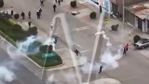 Las protestas llevan ya más de 40 días y han dejado cuantiosos daños. Foto y video: Canal N