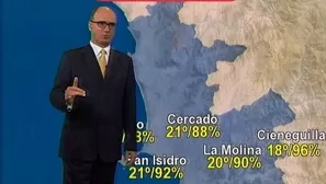 'El Tiempo en América', con Abraham Levy. Video: América Televisión