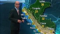 Abraham Levy da los pronósticos del tiempo en América Noticias