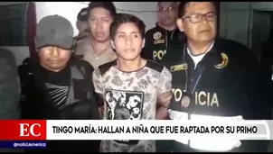 El individuo se llevó a la menor para hacer una vida de pareja. Foto: captura de TV