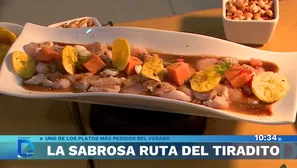 El tiradito peruano es uno de los platos más requeridos en este verano - Foto y video: América Noticias