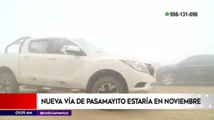 Obra vial sería entregada en noviembre de este año.