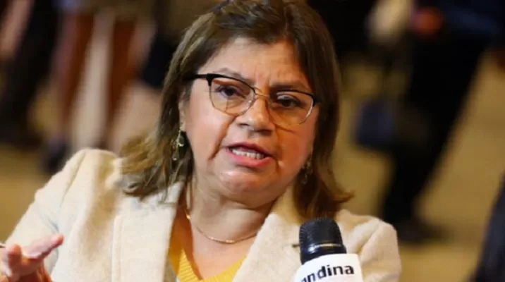 Zulema Tomás. Foto: Andina Zulema Tomás. Foto: Andina