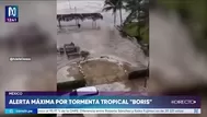 Tormenta Boris toca tierra en México y activa emergencias